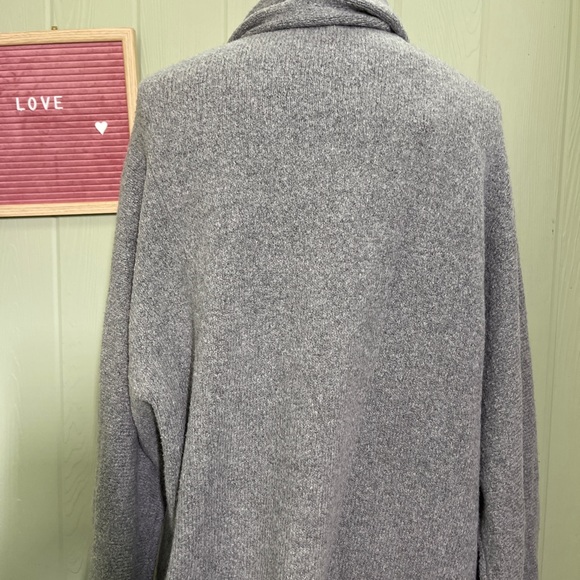 Vince Grey Heathered Shawl Collar Cardigan - Picture 5 of 7